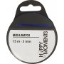 Satijnen lint - donkerblauw - B3 mm - 15 m