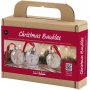 Mini DIY Kit Kerstboomballen - Tekeningen