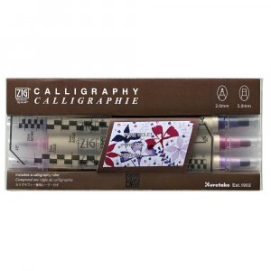 ZIG MS Kalligrafie violetroze - 3-delige set ZIG MS Kalligrafie violetroze - 3-delige set