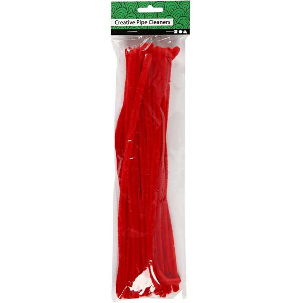 Pijpenrager - 9 mm - rood - 25 st Pijpenrager - 9 mm - rood - 25 st