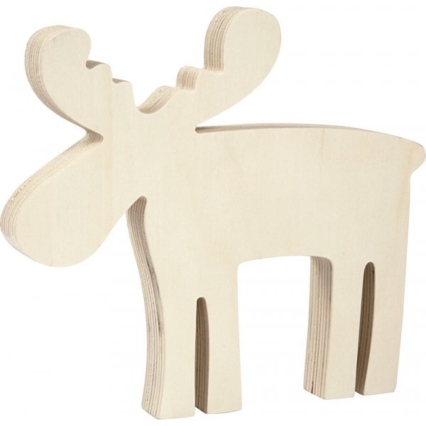 Houten figuur - Eland