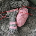 Klant imago Breinaalden zonder knop "Rood" - 20 cm/4,0 mm