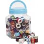 Patroontape - gemengde kleuren - 90 x 2 m