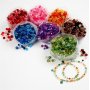 Harmony gefacetteerde kunststof kralen - gemengd - gemengde kleuren - 7 x 250 gr