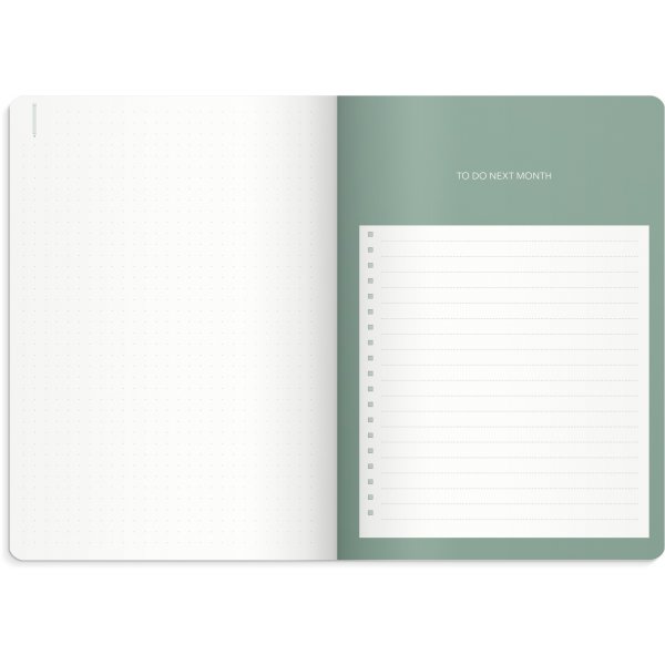 Weekplanner ongedateerd - Blauw