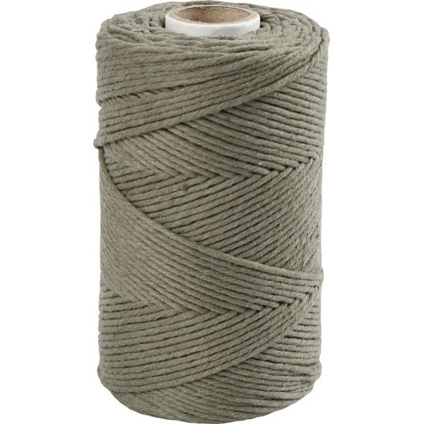 Macramgaren - mosgroen - 2 mm - 198 m