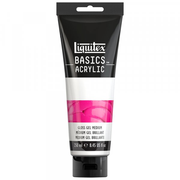Acryl medium - Liquitex Basics Additives - 250ml - Tub Gloss Gel Medium