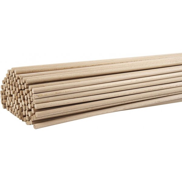Ronde staven - L60 cm - Ø8 mm - 10 st