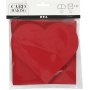 Hartkaart - rood - 10 sets