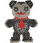 Parelbordjes - eend - olifant - giraffe - beer - paard en vis - 6 st