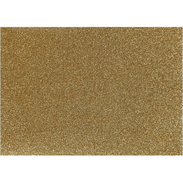 Strijkstof - goud - glitter - A5 Strijkstof - goud - glitter - A5