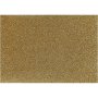 Strijkstof - goud - glitter - A5