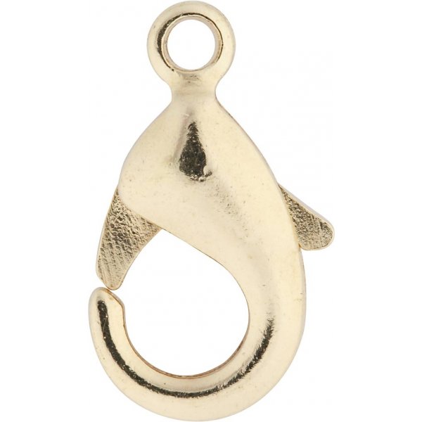 Karabijnhaak - verguld - 5 st Karabijnhaak - verguld - 5 st