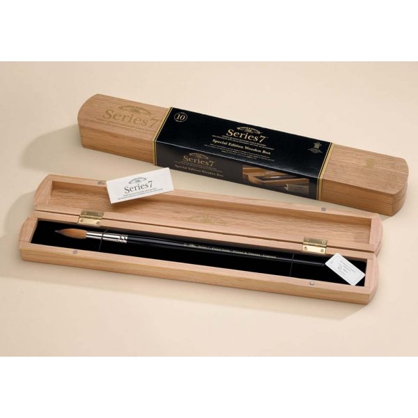 Kolinsky marterborstel W&N Serie 7 Houten kist