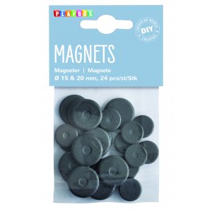 Ronde magneten (15-20 mm) diverse mogelijkheden Ronde magneten (15-20 mm) diverse mogelijkheden