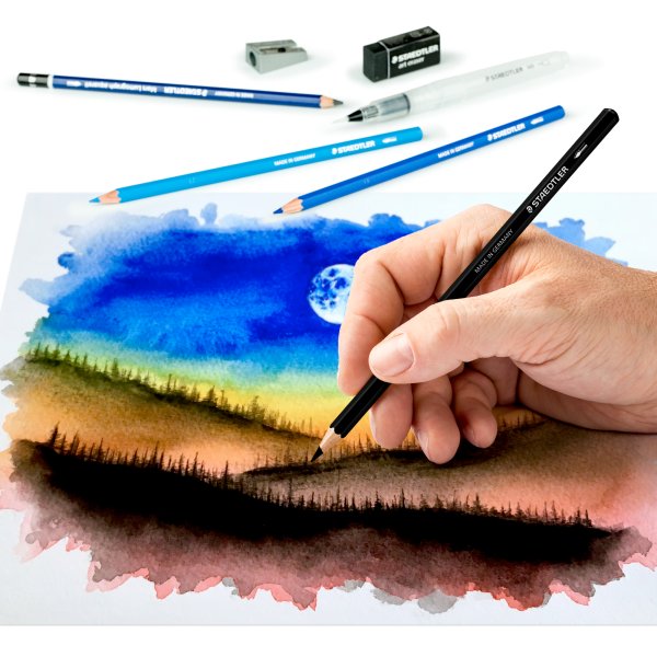 Aquarelset Potloden Design Journey - 18-delig