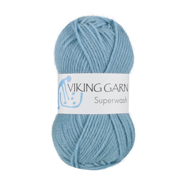 Vikinggaren Superwash 50g - Lichtblauw (120)