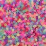 Tube kralen glittermix - 20000 st