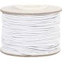 Elastisch koord 1 mm - wit - 25 m