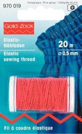 Elastisch naaigaren 0,5 mm rood 20 m Elastisch naaigaren 0,5 mm rood 20 m