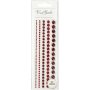 Strasstenen - rood - 2-8 mm - 140 st