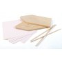 Houten zeilboot - 20 x 9 cm - 6 st