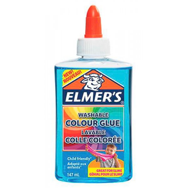 Lijm Elmer's - Kleurlijm - Blauw - 147 ml