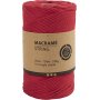 Macramgaren - rood - 2 mm - 198 m