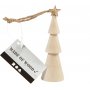 Kerstboom met ster en ophanging