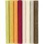 Crpepapier - doffe kleuren - 8 vellen