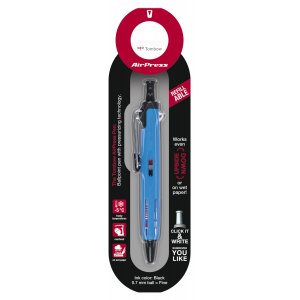 Tombow AirPress balpen, blauwe blisterverpakking Tombow AirPress balpen, blauwe blisterverpakking