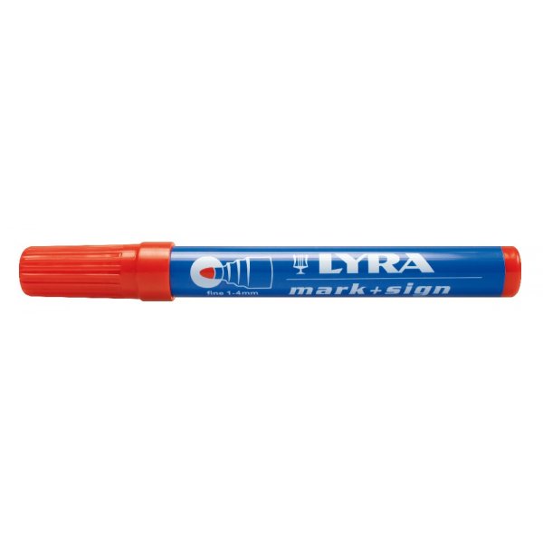 Permanente marker Mark&Sign 1-4 mm - Rood