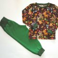 Klant imago Effen jersey stof - 24 - groen - 150 cm