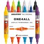 Acrylstiften One4All Twin 1,5 + 4mm