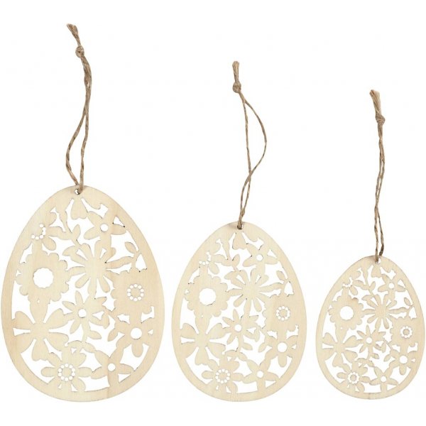 Ornamenten - 3 st Ornamenten - 3 st