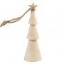 Kerstboom met ster en ophanging