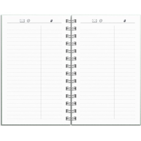 Kalender 24/25 Compact - Textiel groen Kalender 24/25 Compact - Textiel groen