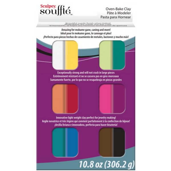 Sculpey Souffle Mutlipack 25,5g - 12 st