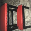 Klant imago Imitatie nappaleer Rood - 140 cm