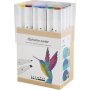 Tekenpen - complementaire kleuren - 24 st