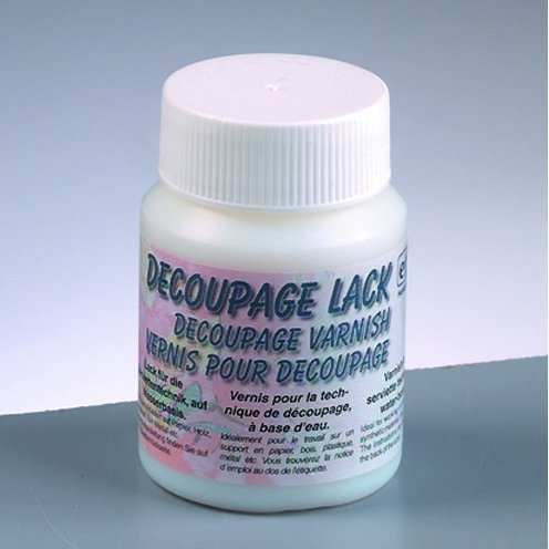 Decoupage vernis