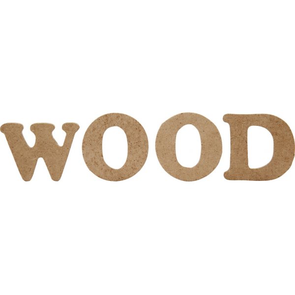 Houten letters en cijfers - 288 st Houten letters en cijfers - 288 st