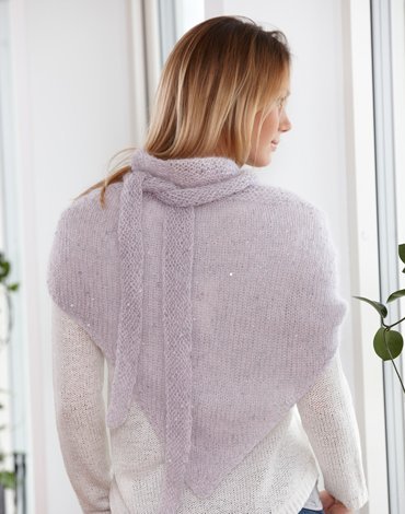 Breipatroon - Gebreide omslagdoek Breipatroon - Gebreide omslagdoek