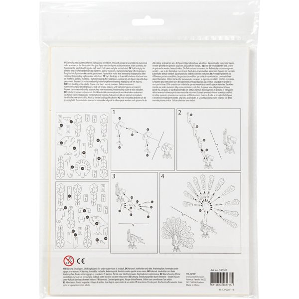 3D-bouwfiguur - pauw