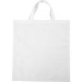 Stoffen tas met kort hengsel - wit - 20 st
