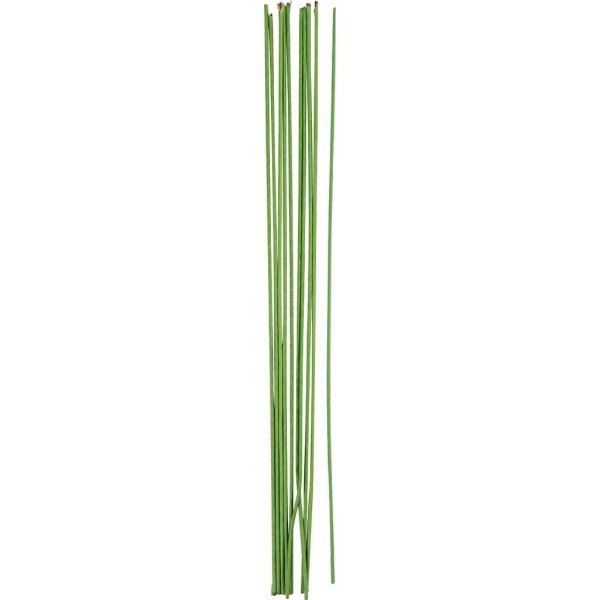 Bloemstelen - groen - 2 mm - 20 st