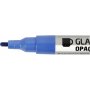 Glas- en porseleinstiften - gemengde kleuren - semi-dekkend - 1-2 mm - 12 st