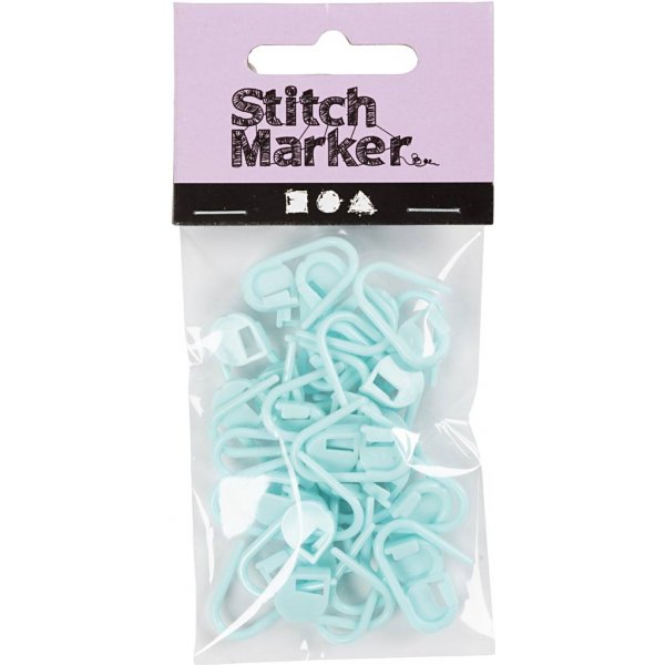 Maskermarker - lichtblauw - 30 st