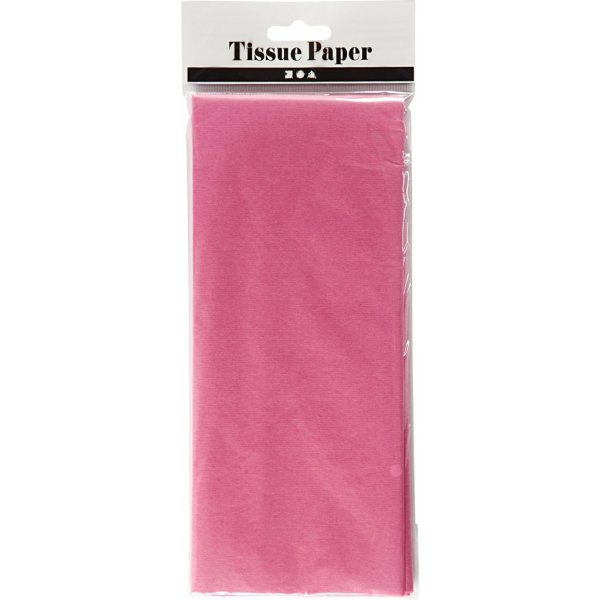 Vloeipapier - roze - 50 x 70 cm - 14 gr - 10 vellen Vloeipapier - roze - 50 x 70 cm - 14 gr - 10 vellen