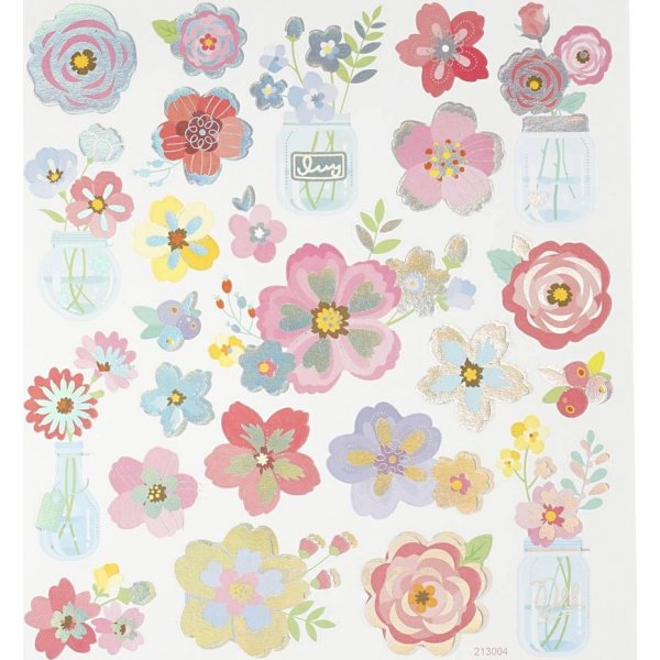 Stickers - lentebloemen